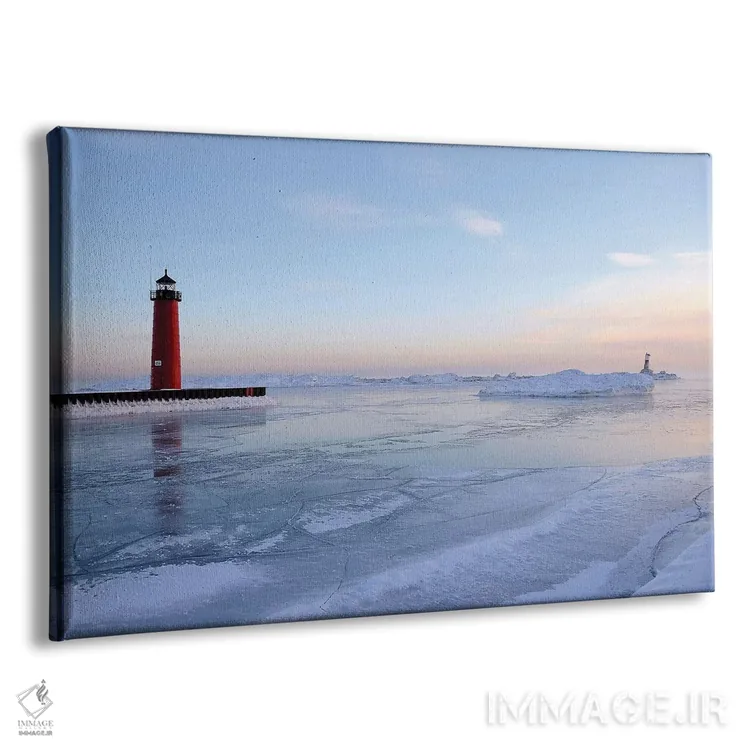 تابلو بندر یخزده اثر برایان ولف - نمای پرسپکتیو محصول