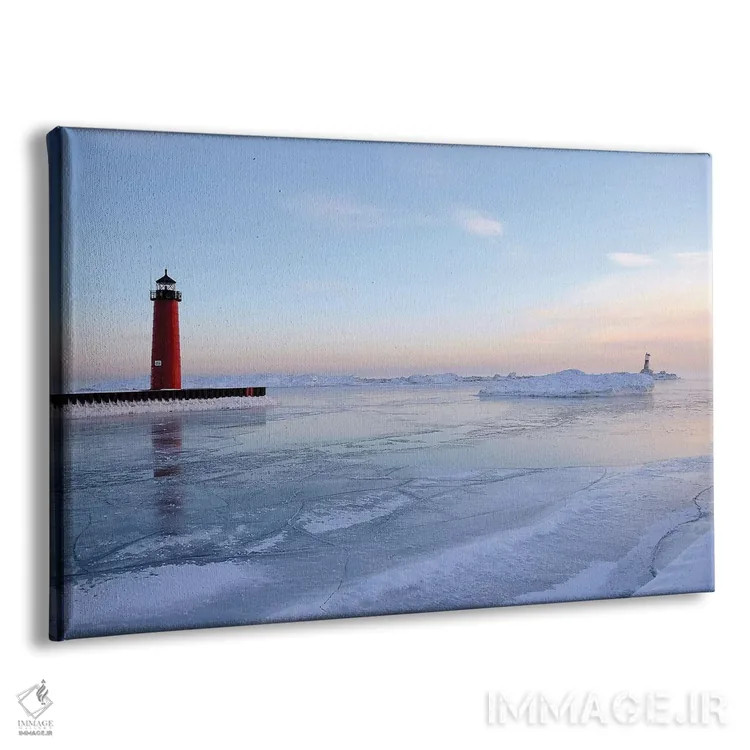 تابلو بندر یخزده اثر برایان ولف - نمای پرسپکتیو محصول