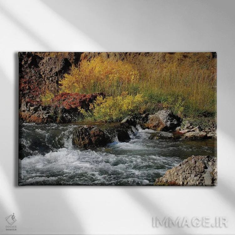 تابلو رودخانه گاردنر اثر برایان ولف - نمای روبهرو روی دیوار