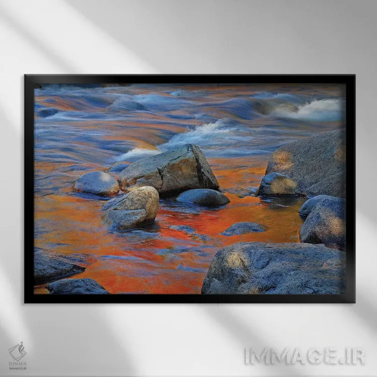 تابلو انعکاس افرا اثر برایان ولف - نمای قابدار مشکی