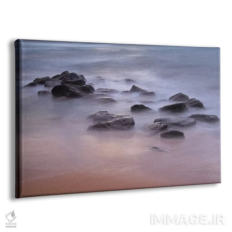 تابلو ساحل صبحگاهی اثر برایان ولف - نمای پرسپکتیو محصول