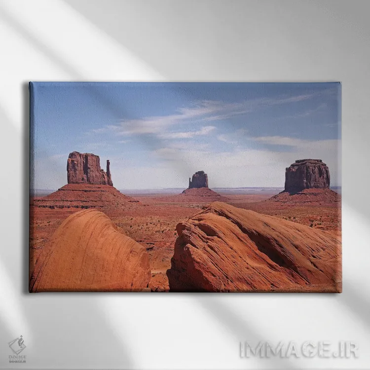 تابلو دره یادبود (آریزونا-یوتا) اثر برایان ولف - نمای روبهرو روی دیوار