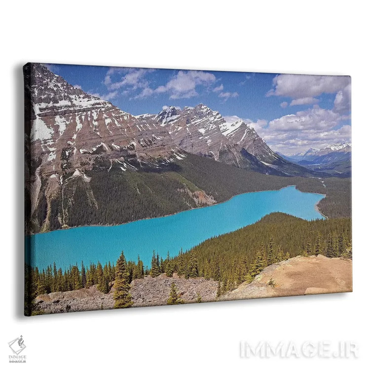 تابلو دریاچه پیوتو اثر برایان ولف - نمای پرسپکتیو محصول