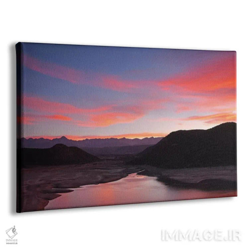 تابلو غروب کوههای سنخوان اثر برایان ولف - نمای پرسپکتیو محصول