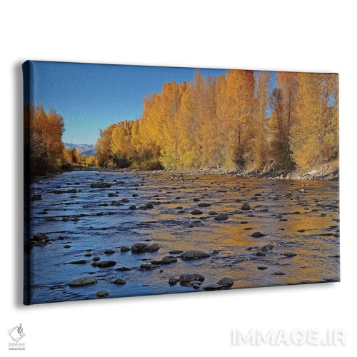 تابلو رودخانه پاییزی اثر برایان ولف - نمای پرسپکتیو محصول