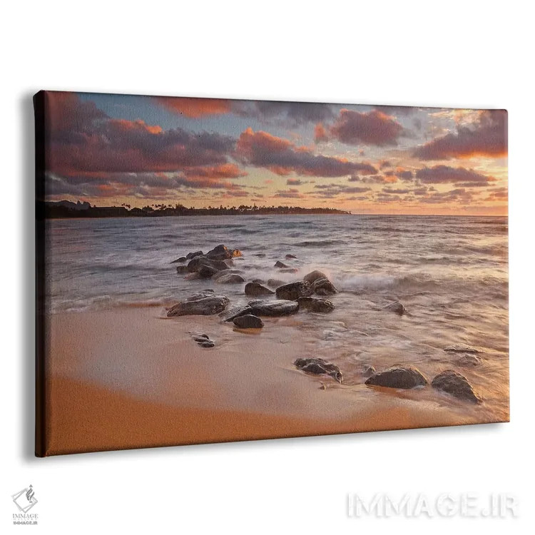 تابلو طلوع آفتاب بر کائوآی (جزیره) اثر برایان ولف - نمای پرسپکتیو محصول