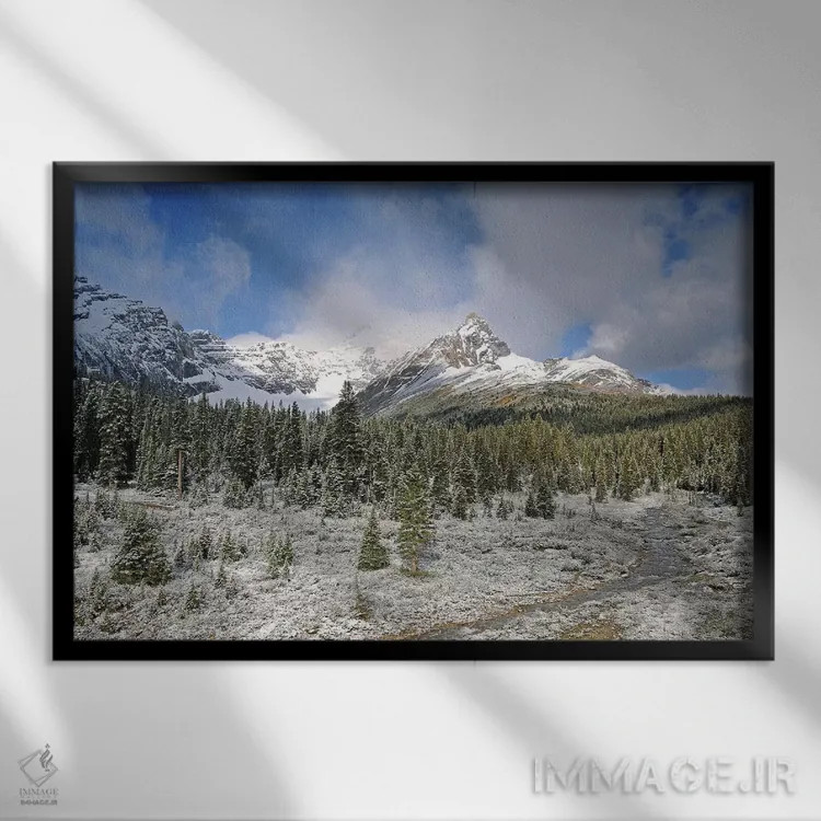 تابلو گردنه ویلکاکس اثر برایان ولف - نمای قابدار مشکی