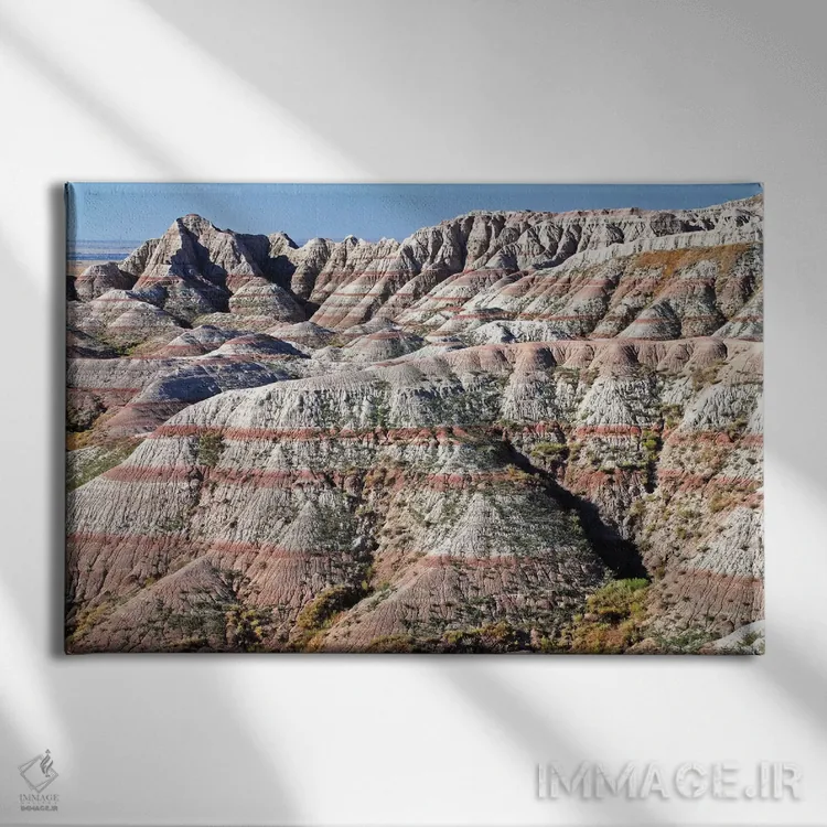 تابلو گذرگاه پای بزرگ IV اثر برایان ولف - نمای روبهرو روی دیوار