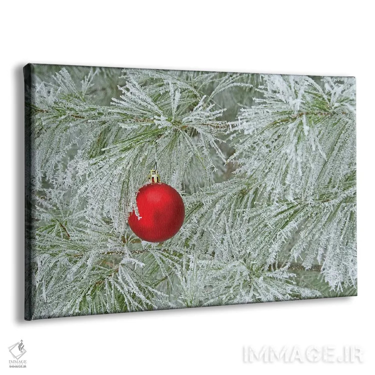 تابلو تزئین قرمز و یخ ریم اثر برایان ولف - نمای پرسپکتیو محصول