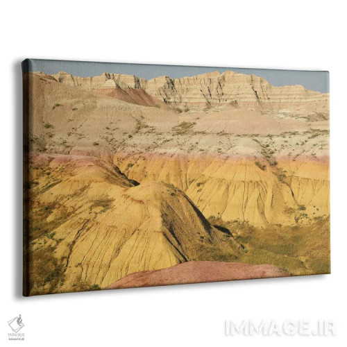 تابلو زردها در پارک ملی بدلندز اثر برایان ولف - نمای پرسپکتیو محصول