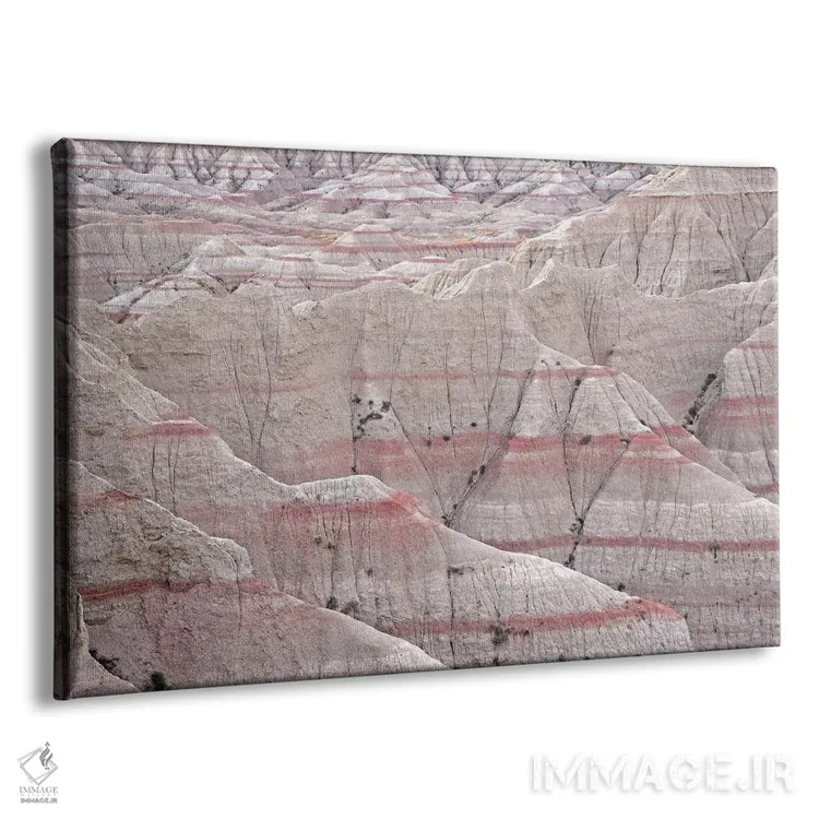 تابلو بدلندز (ناهمواریهای صحرایی آمریکا) اثر برایان ولف - نمای پرسپکتیو محصول