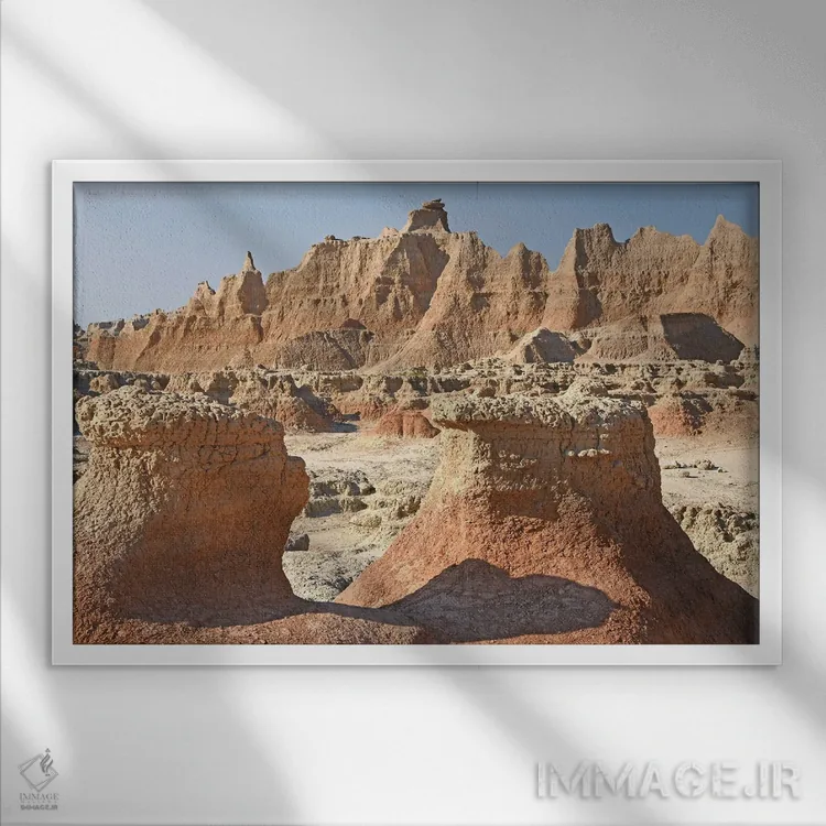 تابلو در (نماد یا منطقه خاص) اثر برایان ولف - نمای قابدار سفید