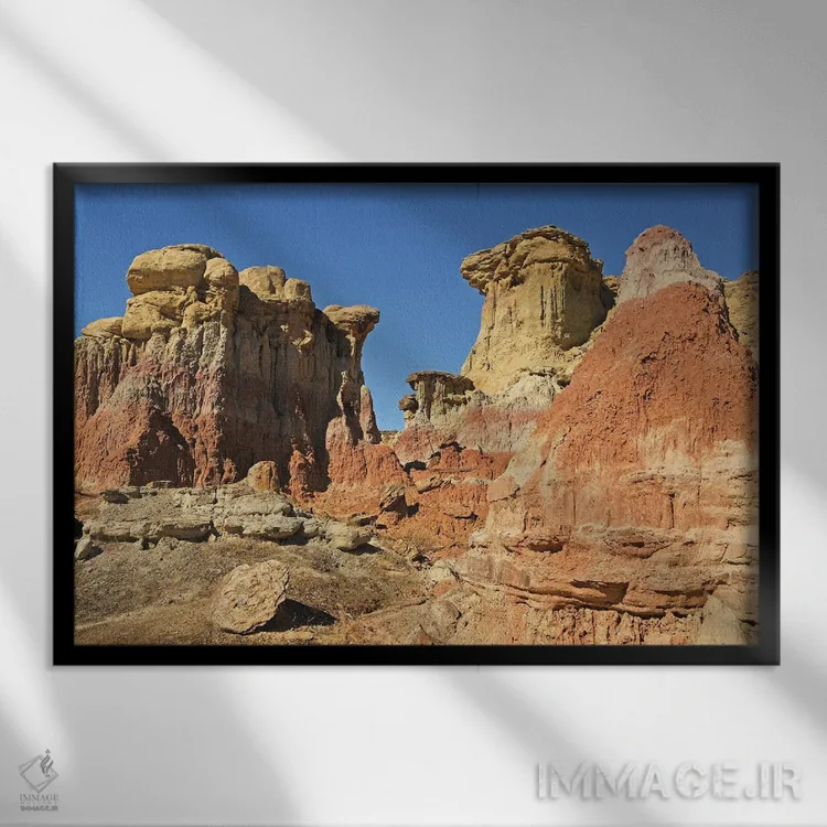 تابلو بدلندز گوسبری اثر برایان ولف - نمای قابدار مشکی