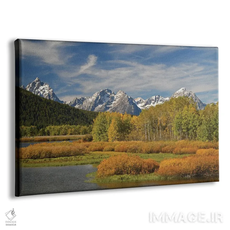 تابلو پیچ مارپیچ (آکسبو) رودخانه اثر برایان ولف - نمای پرسپکتیو محصول