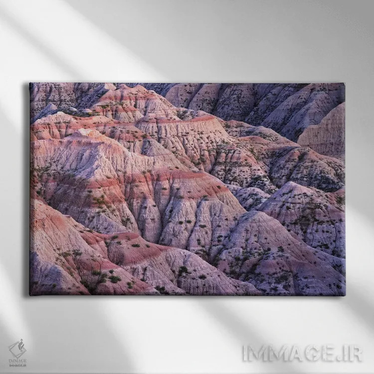 تابلو حوضه برنز در غروب اثر برایان ولف - نمای روبهرو روی دیوار