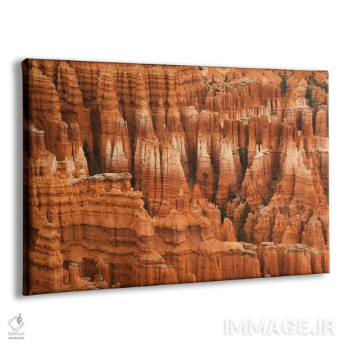 تابلو هودوهای رنگین (ستونهای سنگی) اثر برایان ولف - نمای پرسپکتیو محصول