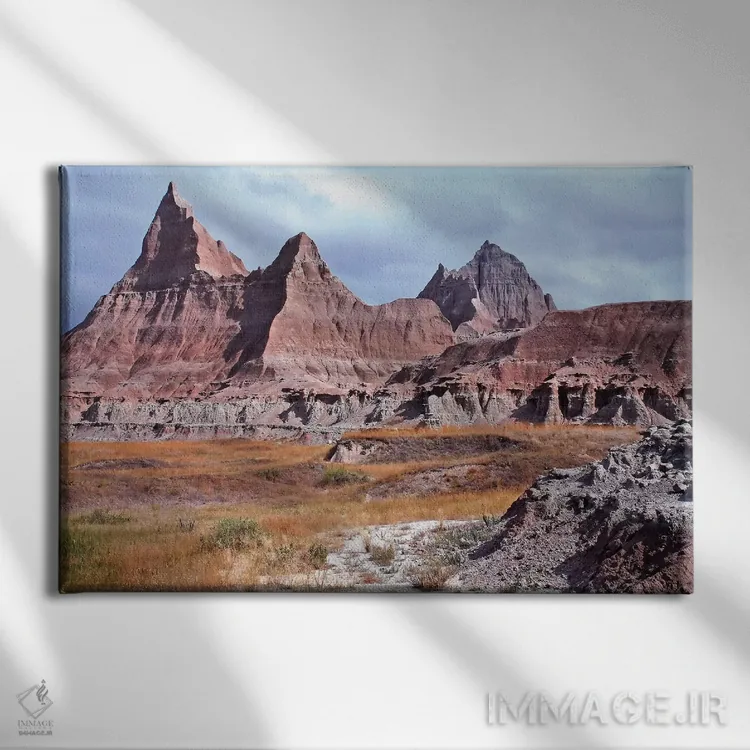 تابلو گردنه سدروس اثر برایان ولف - نمای روبهرو روی دیوار