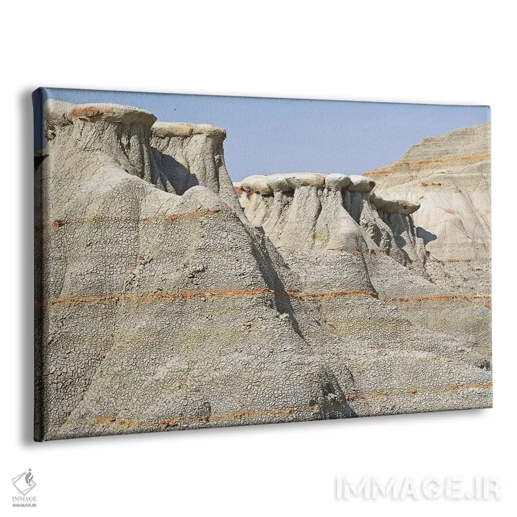 تابلو کلاهسنگها در پارک ملی تئودور روزولت اثر برایان ولف - نمای پرسپکتیو محصول