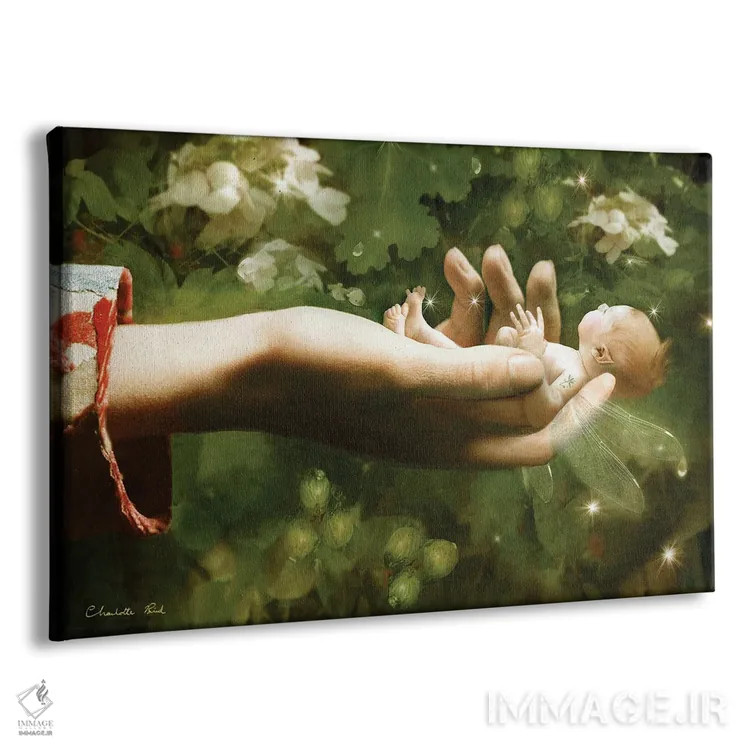 تابلو کودک سرراهی اثر شارلوت بیرد - نمای پرسپکتیو محصول