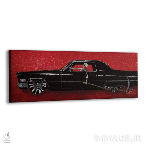 تابلو دویلز دویل (احتمالاً نام خاص یا بازی با کلمات شیطان) اثر دیوید لوزو - نمای پرسپکتیو محصول