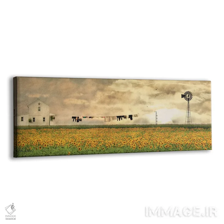 تابلو روز شستشو اثر لری دیتِر - نمای پرسپکتیو محصول
