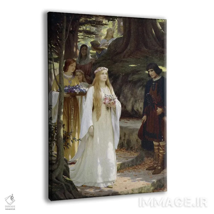 تابلو 1914,بانو زیبای من، ۱۹۱۴ اثر ادموند بلر لیتون - نمای پرسپکتیو محصول