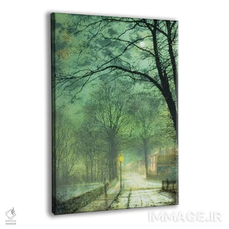 تابلو Ventnor, Isle of Wight,بانچرچ، ونتنور، جزیره وایت اثر جان اتکینسون گریمشا - نمای پرسپکتیو محصول