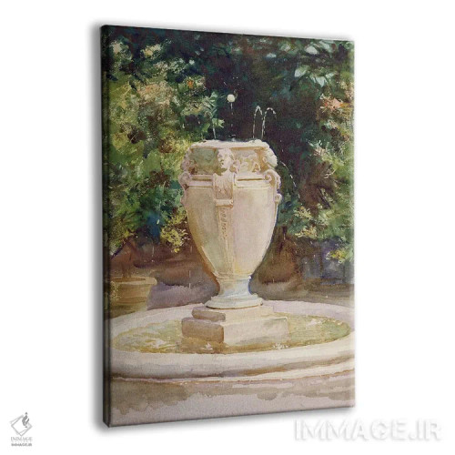 تابلو Pocantico,فواره گلدانی، پوکانتیکو اثر جان سینگر سارجنت (نقاش پرتره آمریکایی) - نمای پرسپکتیو محصول