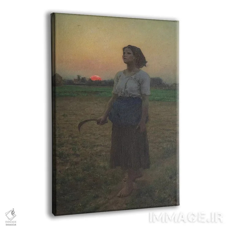 تابلو 1884,آواز چکاوک، ۱۸۸۴ اثر ژول برتون - نمای پرسپکتیو محصول