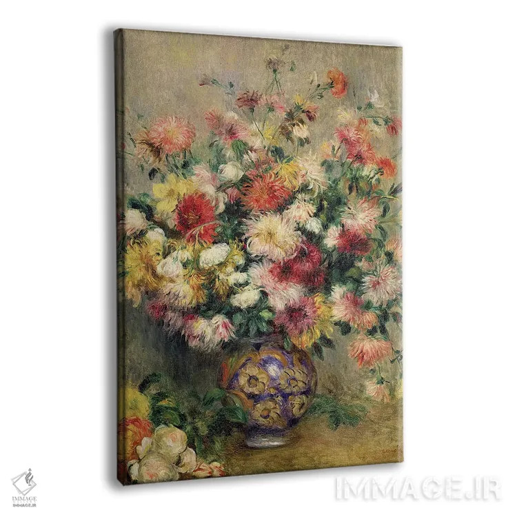 تابلو گلهای کوکب اثر پیر-اوگوست رنوار - نمای پرسپکتیو محصول