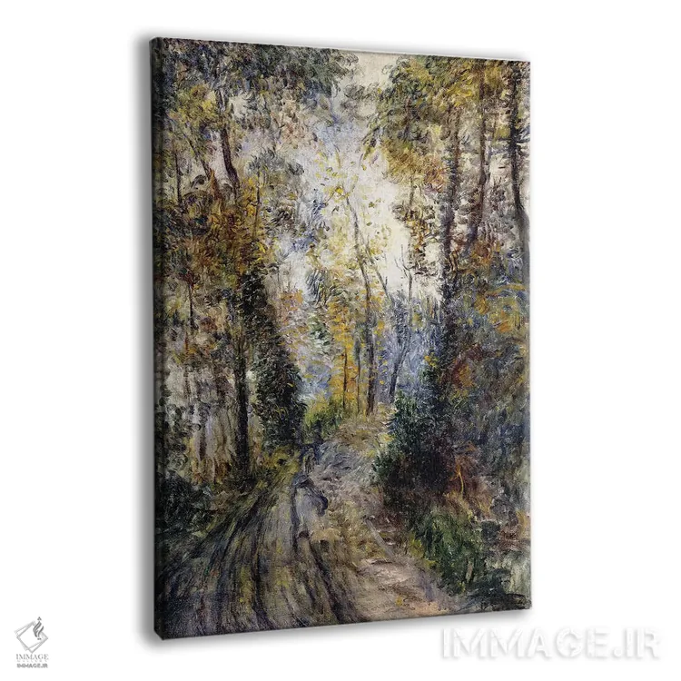تابلو 1871,مسیر جنگلی، ۱۸۷۱ اثر پیر-اوگوست رنوار - نمای پرسپکتیو محصول