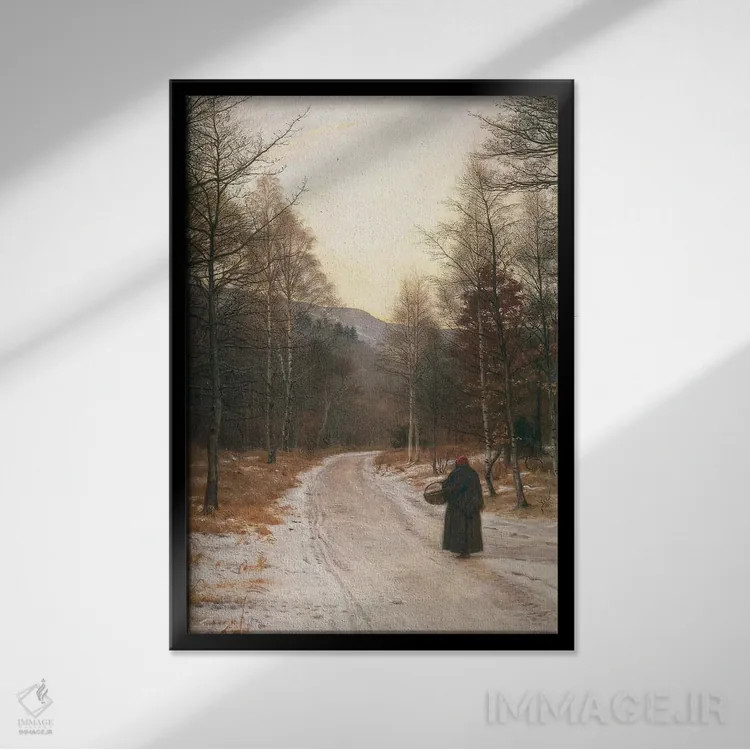 تابلو دره بیرنام، ۱۸۹۱ اثر سر جان اورت میلیِس (نقاش بریتانیایی) - نمای قابدار مشکی