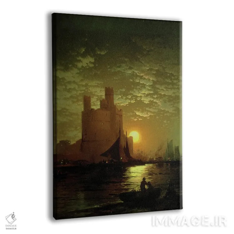 تابلو منظرهٔ مهتابی اثر ادوارد موران - نمای پرسپکتیو محصول