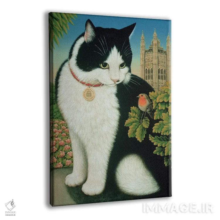 تابلو همفری، گربه داونینگ استریت، ۱۹۹۵ اثر فرانسیس برومفیلد - نمای پرسپکتیو محصول