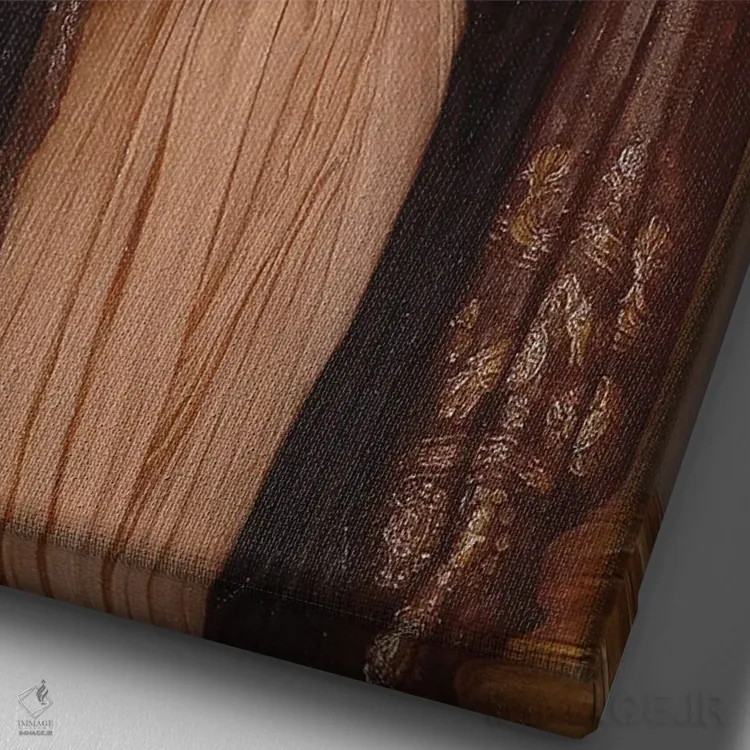 تابلو آخرین نگهبانی هرو، ۱۸۸۷ اثر فردریک لیتون (نقاش و مجسمهساز انگلیسی) - نمای نزدیک بافت بوم