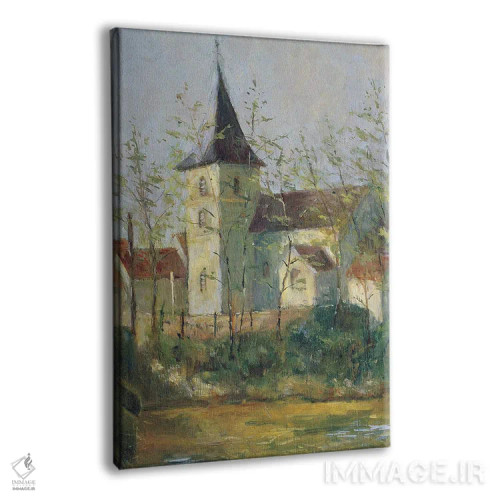 تابلو کلیسای فرانسوی اثر کارن آرمیتاژ - نمای پرسپکتیو محصول