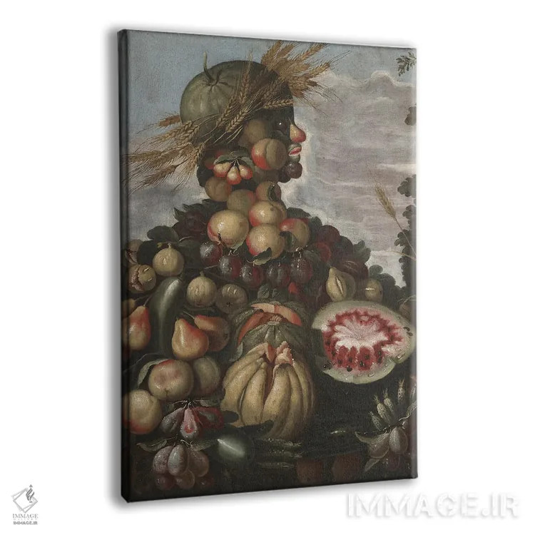 تابلو C.1580-1600,پاییز، حدود ۱۵۸۰-۱۶۰۰ اثر جوزپه آرچیمبولدو (نقاش سورئالیست ایتالیایی) - نمای پرسپکتیو محصول