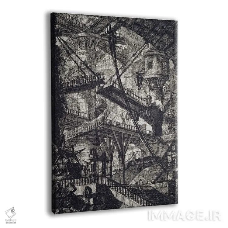 تابلو 1760,کارچری ۷، ۱۷۶۰ (نام مجموعهٔ هنری) اثر جیووانی باتیستا پیرانزی (هنرمند و معمار ایتالیایی) - نمای پرسپکتیو محصول