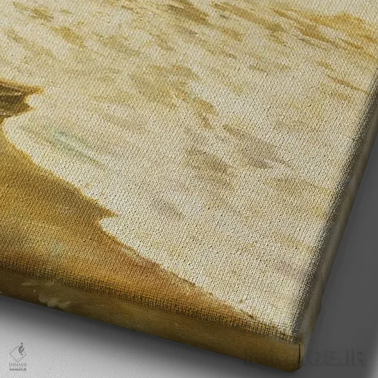 تابلو ماهیگیر بازگشته به خانه، اسکاین، ۱۸۸۵ اثر پدر سورین کرُیِر - نمای نزدیک بافت بوم