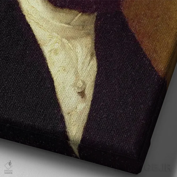 تابلو پرترهٔ تولوز-لوترک اثر شارل امیل اوگوست کارولوس-دوران (نقاش و معلم هنر فرانسوی) - نمای نزدیک بافت بوم