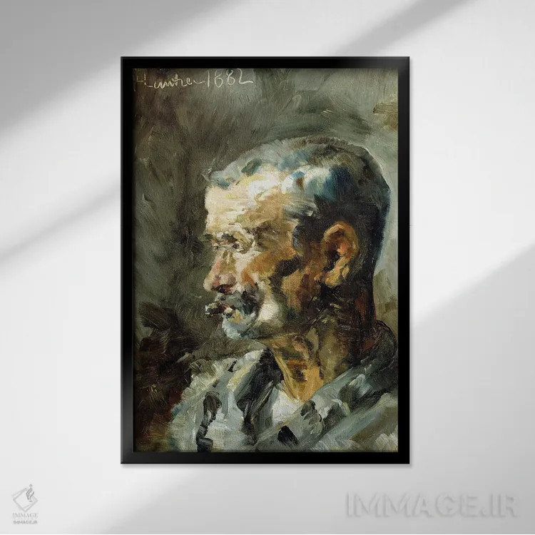 تابلو کارگری در سُلیران، ۱۸۸۲ اثر آنری دو تولوز-لوترک - نمای قابدار مشکی