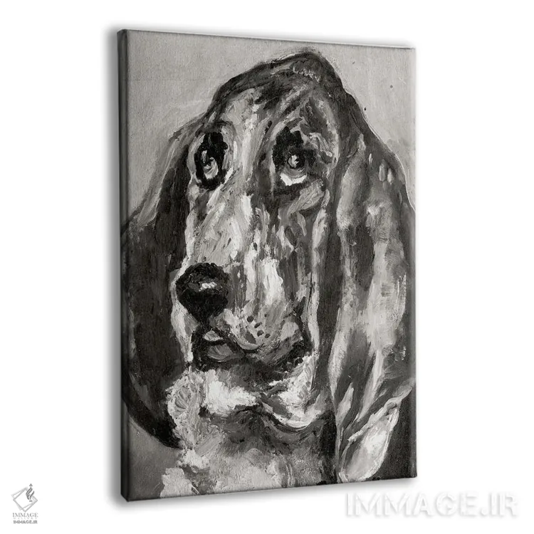 تابلو 1880,سر سگی در حال دویدن، ۱۸۸۰ اثر آنری دو تولوز-لوترک - نمای پرسپکتیو محصول
