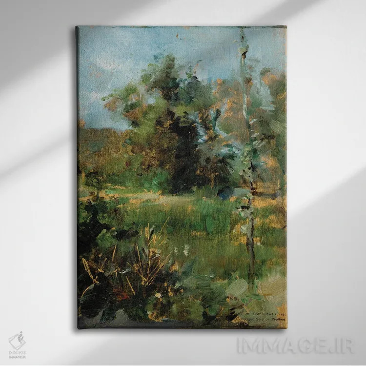 تابلو فضای باز جنگلی اثر آنری دو تولوز-لوترک - نمای روبهرو روی دیوار