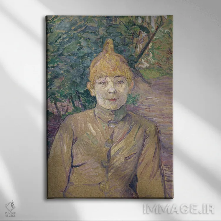 تابلو C.1890-91,روسپی خیابانی، حدود ۱۸۹۰–۹۱ اثر آنری دو تولوز-لوترک - نمای روبهرو روی دیوار