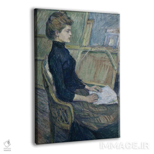 تابلو 1888,مدل جوان، هلن واری در کارگاه، ۱۸۸۸ اثر آنری دو تولوز-لوترک - نمای پرسپکتیو محصول