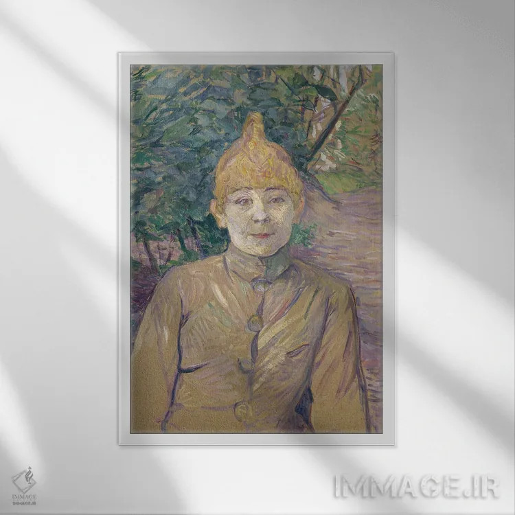 تابلو C.1890-91,روسپی خیابانی، حدود ۱۸۹۰–۹۱ اثر آنری دو تولوز-لوترک - نمای قابدار سفید