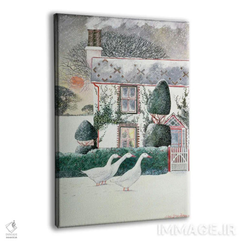 تابلو کلبه کریسمسی، ۱۹۸۵ اثر لیزا گرا یِنسن - نمای پرسپکتیو محصول