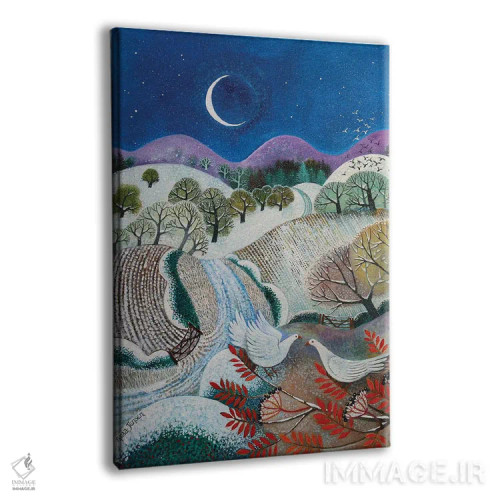 تابلو کبوتران زمستانی، ۲۰۱۸ اثر لیزا گرا یِنسن - نمای پرسپکتیو محصول