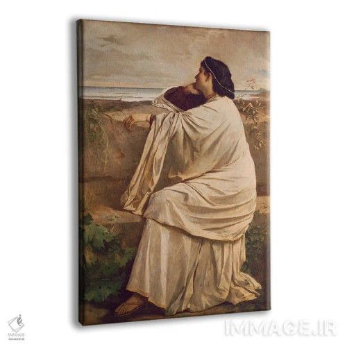 تابلو ایفیژنی (اسطوره یونانی) اثر انسلْم فوئرباخ (نقاش آلمانی) - نمای پرسپکتیو محصول