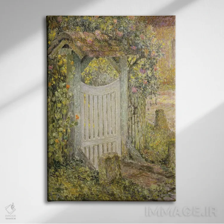 تابلو لودژ پوتوئی، ژربروی، ۱۹۲۷ اثر آنری اوژن اوگوستین لو سیدانر - نمای روبهرو روی دیوار